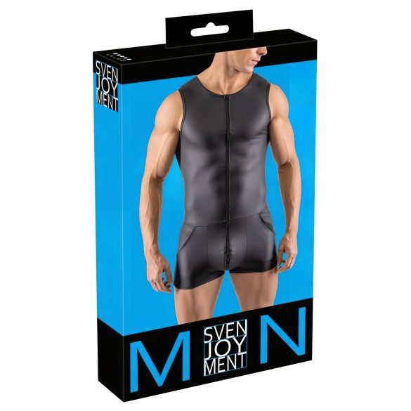 Svenjoyment - mono corto sin mangas para hombre (negro) - M