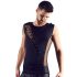 Svenjoyment - Camiseta masculina con cordones (negra) - M
