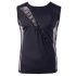 Svenjoyment - Camiseta masculina con cordones (negra) - M