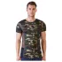 NEK - camiseta para hombre con patrón de camuflaje (verde-marrón) - 2XL