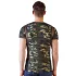 NEK - camiseta para hombre con patrón de camuflaje (verde-marrón) - 2XL