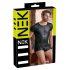 NEK - Camiseta masculina de manga corta efecto mate (negro) - M