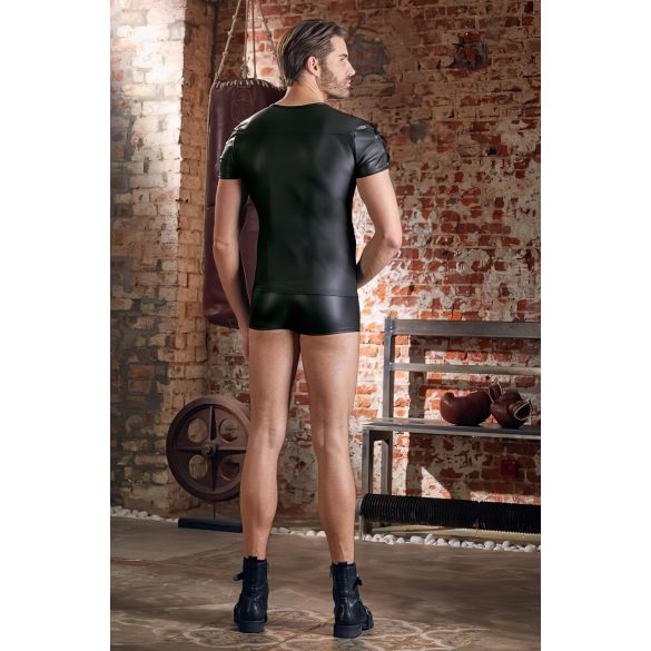 NEK - Camiseta masculina de manga corta efecto mate (negro) - M