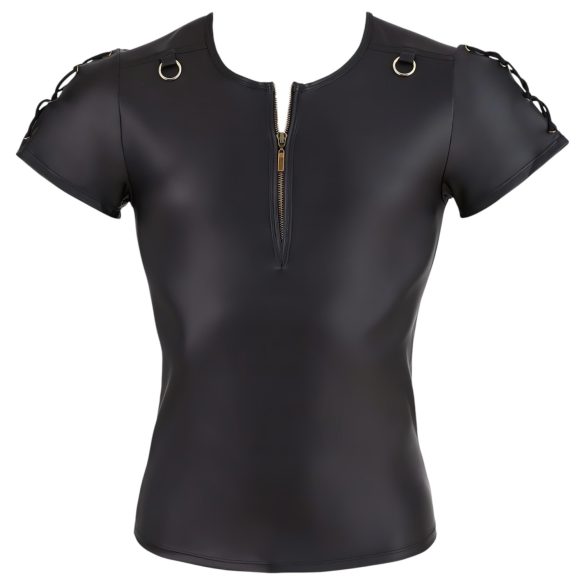 NEK - Camiseta masculina de manga corta efecto mate (negro) - XL