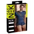 NEK - camiseta masculina sexy con encaje y cordones - negro/azul