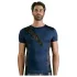 NEK - camiseta masculina sexy con encaje y cordones - negro/azul