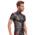 NEK - Sudadera negra con cremallera y detalles rojos para hombre