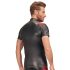 NEK - Sudadera negra con cremallera y detalles rojos para hombre