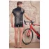 NEK - sudadera hombre cremallera detalle rojo - negro