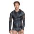 NEK - Sudadera con capucha para hombre con estampado de serpiente (negra) - M