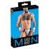 Svenjoyment - Conjunto de tanga de camarero para hombre (blanco y negro) - XL