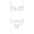 Abierta Fina - conjunto de sujetadores sensuales - encaje negro