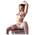 Abierta Fina - conjunto de sujetadores sensuales - encaje negro - 80B/M