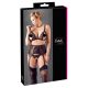 Cottelli Talla Grande - Conjunto de encaje (negro) - XXL