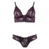 Cottelli - Encantador set de encaje floral (lila) - L