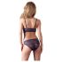 Cottelli - Encantador set de encaje floral (lila) - XL