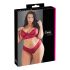 Cottelli Talla Plus - conjunto suave de encaje (rojo)