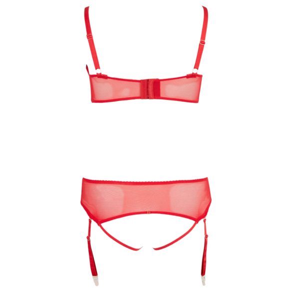 Cottelli Plus Size - conjunto de lencería adaptable - rojo