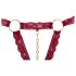 Cottelli - Set de sostén abierto con aros metálicos (rojo)