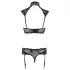 Cottelli - conjunto de encaje con cuello (negro) - 80B/M