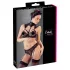 Cottelli - conjunto de encaje con cuello (negro) - 75C/S