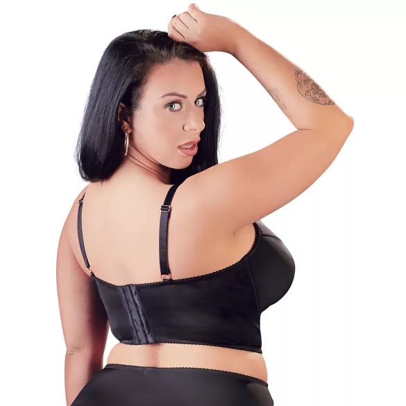 Cottelli Tallas Grandes - sujetador con encajes y tirantes (negro) - 85E