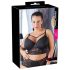 Cottelli Tallas Grandes - Sujetador de Encaje con Tiras (Negro) - 90E