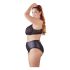 Conjunto Plus Size Cottelli - Sujetador y Braguita Cruzados (Negro) - 85E/L