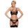 Obsessive 818-SEG-1 - Conjunto de lencería con strass (negro) - L/XL