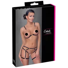   Cottelli - arnés corporal decorativo con cadenas - 2 piezas - negro
