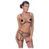 Cottelli - arnés corporal decorativo con cadenas - 2 piezas - negro - L