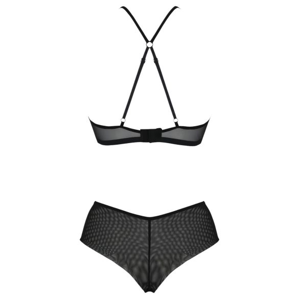 Set de bikini Passion Eco Kerria de encaje (negro)