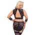 Cottelli Bondage Plus Size - conjunto de encaje negro - 3XL