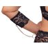 Cottelli Bondage Plus Size - conjunto de encaje negro - 3XL
