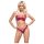 Cottelli Party - Conjunto de sujetador brillante (rojo) - 80B/M