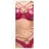 Cottelli Party - Conjunto de sujetador brillante (rojo) - 80B/M