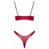 Cottelli Party - Conjunto de sujetador brillante (rojo) - 80B/M