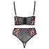 Cottelli Plus Size - conjunto de sujetador (rojo)