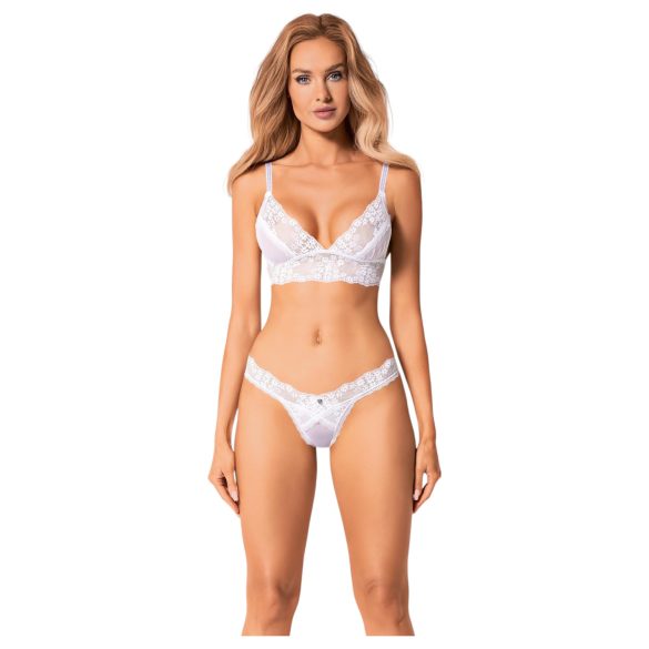 Conjunto Celestial Obsessive - set de encaje (blanco) - M/L