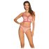Conjunto de sujetador Nudelia Obsessive (natural-rosa) - Talla S/M