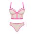 Obsessive Nudelia - conjunto de sujetador (natural-rosa) - S/M