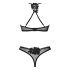Set de sujetador Obsessive Latinesa - negro - XL/XXL