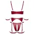 Cottelli Bondage - Conjunto rojo brillante y esposas