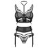 Conjunto de lencería Premisis Obsessive (negro)