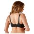 Cottelli Plus Size - realce de busto (negro)