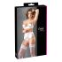 Cottelli - conjunto blanco realzador de encaje con corsé - 80B/M