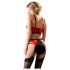 Abierta Fina - conjunto elevador de pecho con aros (rojo) - 80B/M