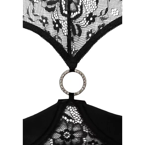 Cottelli - conjunto lencería sujetador abierto - negro - 80B/M