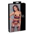 Cottelli Bondage - Elevador rojo de encaje mate - M