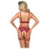 Set Abierta Fina - Resalta tus encantos en rojo - M